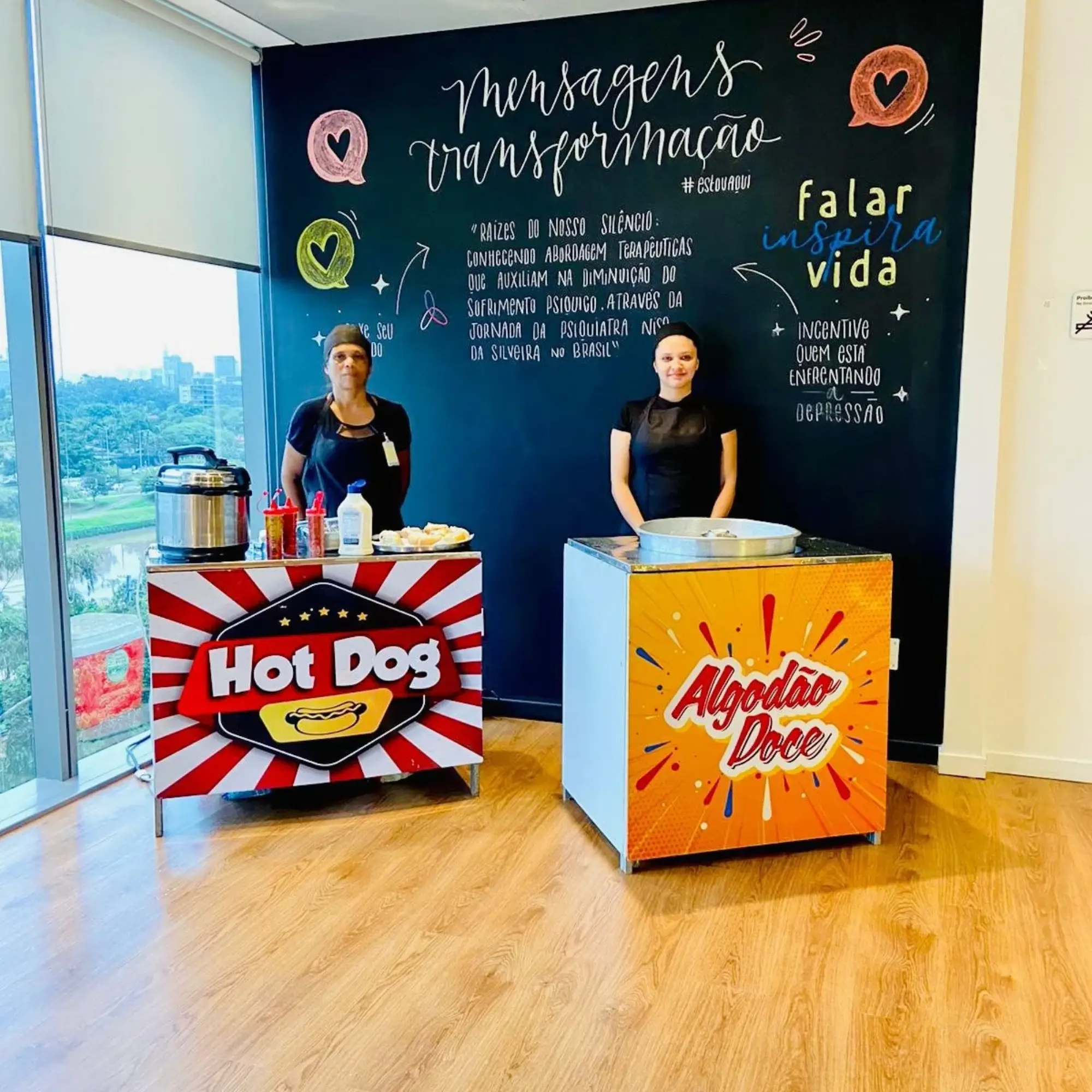 Carrinhos e barraquinhas para eventos sociais e corporativos: Achieve Eventos